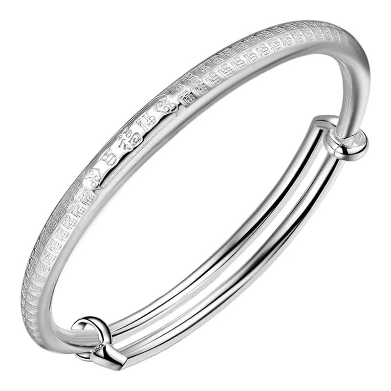 925 Sterling Silver Baby Girl Baby Boy Bangle Bracelet, Silver Bracelet for baby100% real silver