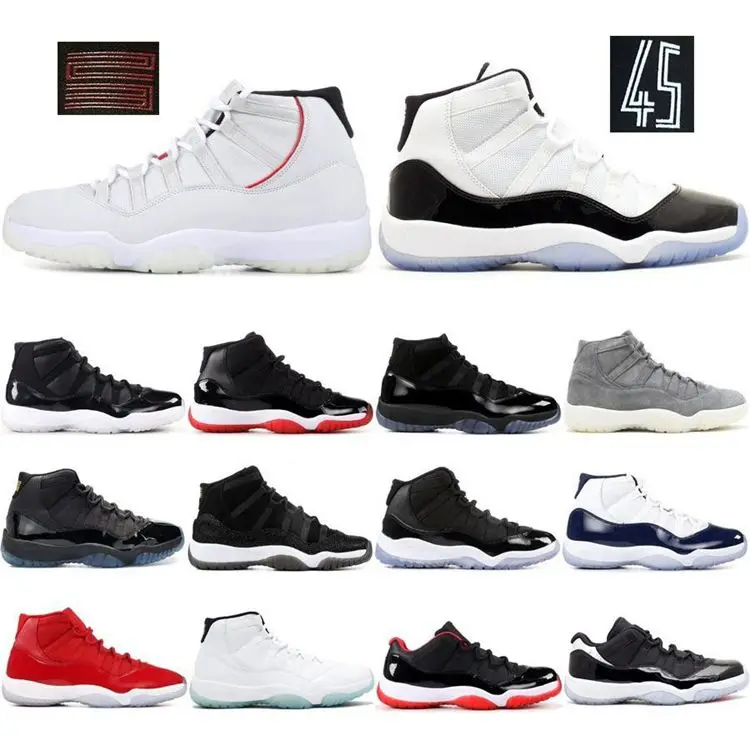 
11 Mens 11s Basketball Shoes New Concord 45 Sneakers Men Sport Shoes 