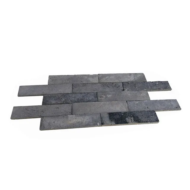 Недорогая кирпичная стена из серой глины