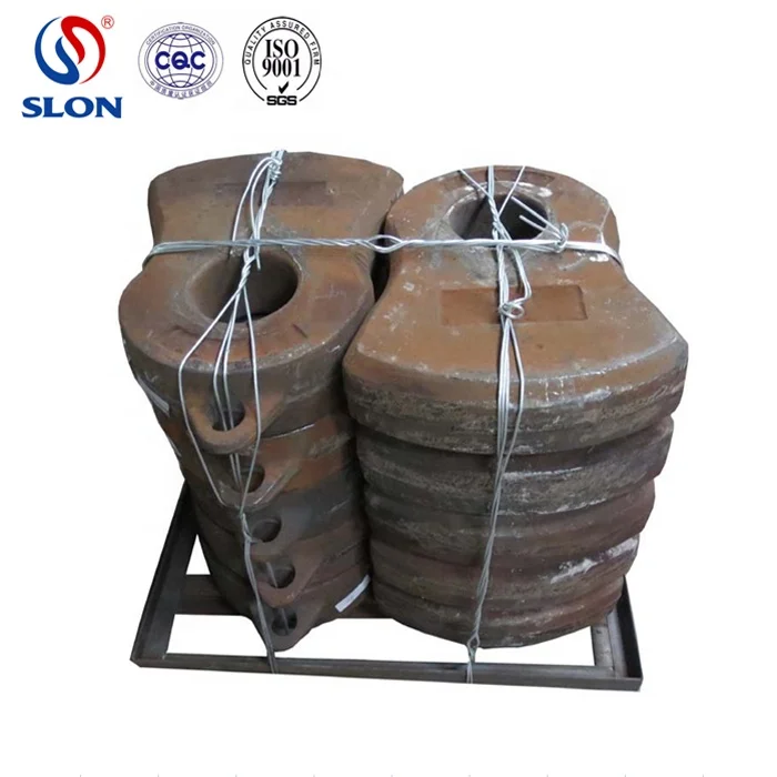 High Manganese Steel Auto Crusher Hammer Metal Shredder Parts