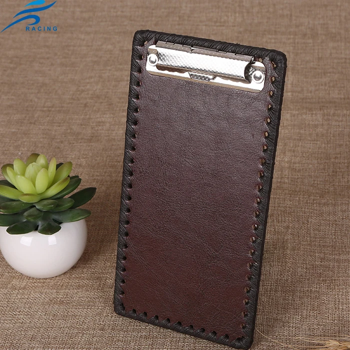 
 small size leather restaurant bill book design  