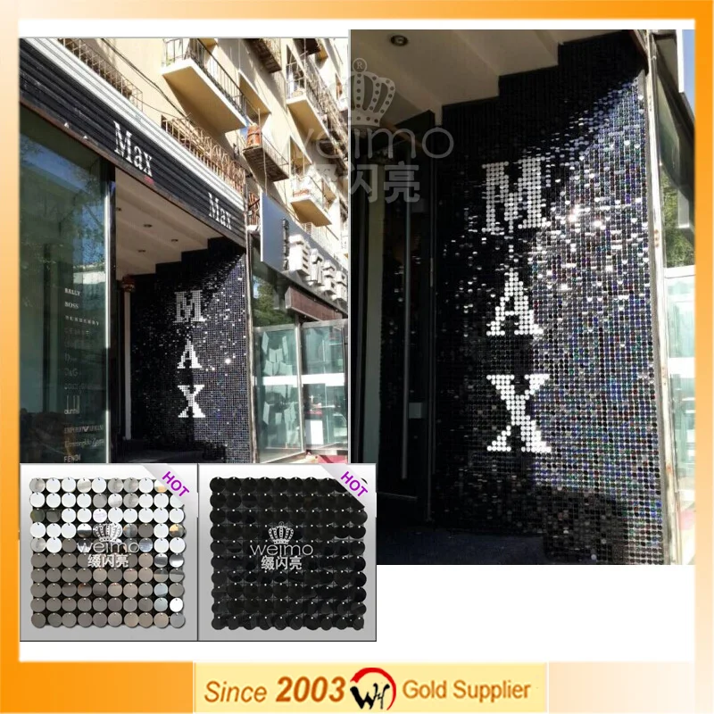 
Sequin Glitter Design Decorative Wallpaper for Restaurant 