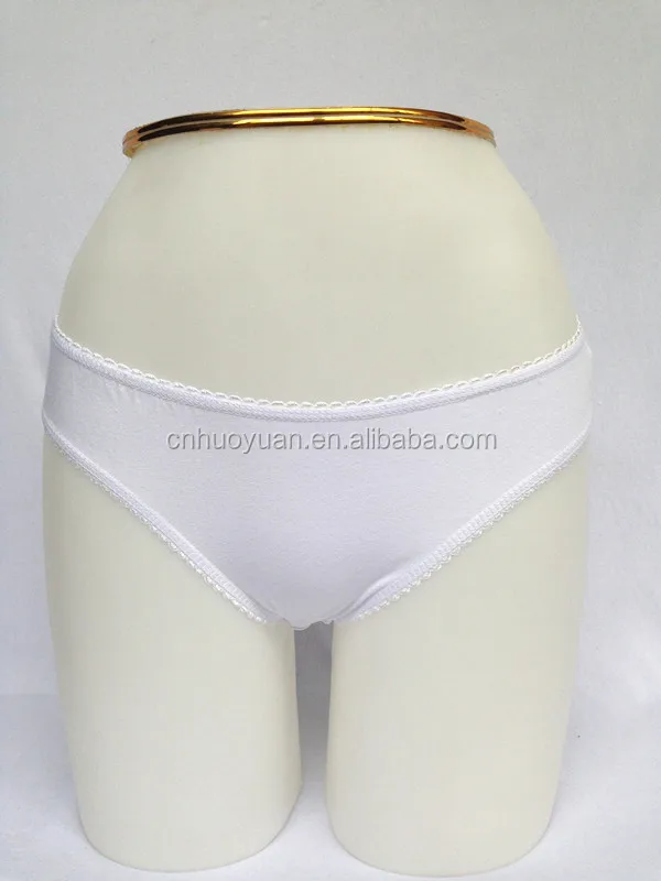micro sexy thong pure white ladies cotton panties