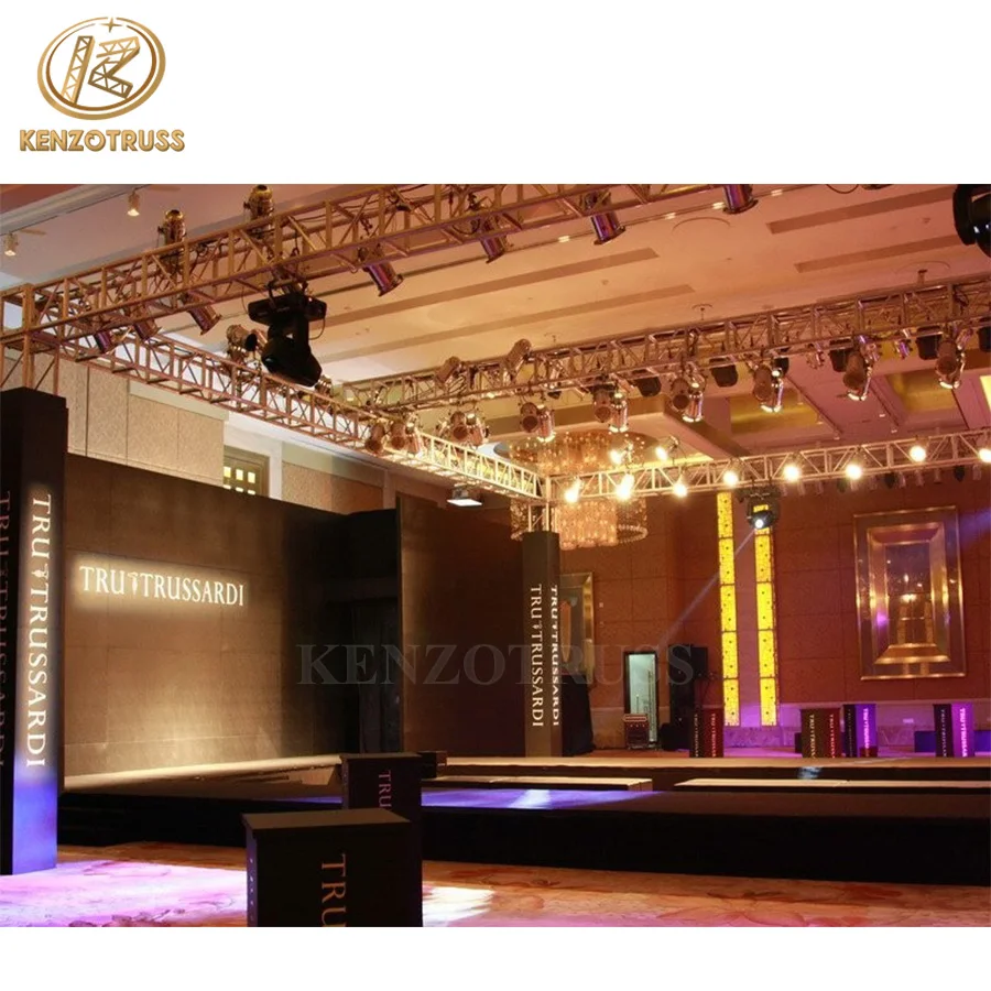 Easy install small wedding stage lighting truss