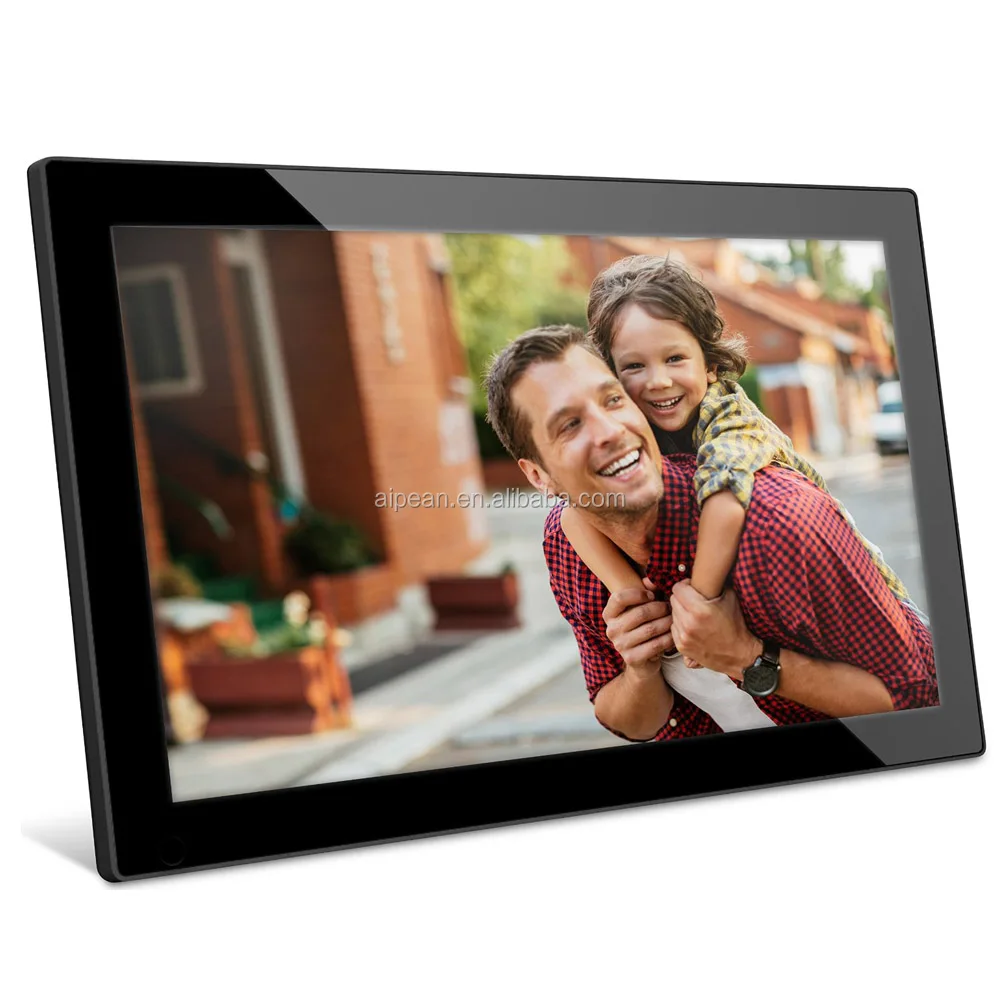 
21.5 Inch Full HD 1080P Widescreen Digital Photo Frames with Motion Sensor for Tabletop or Wall Mount Use,16GB USB Memory 