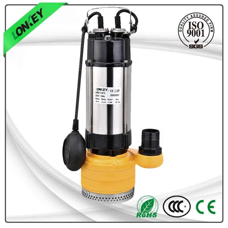 Centrifugal submersible multistage impellers fountain garden drain clean water pump