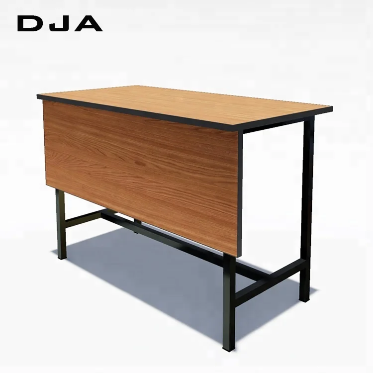 2018 modern low price office plywood MDF cheap wooden japanese teacher desk and chair desk for school
