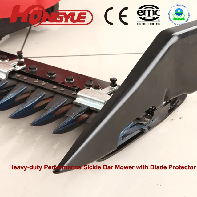 
Italy technology Hongyue mini farm walk hehind garden tractor oil bath sickle bar mower 