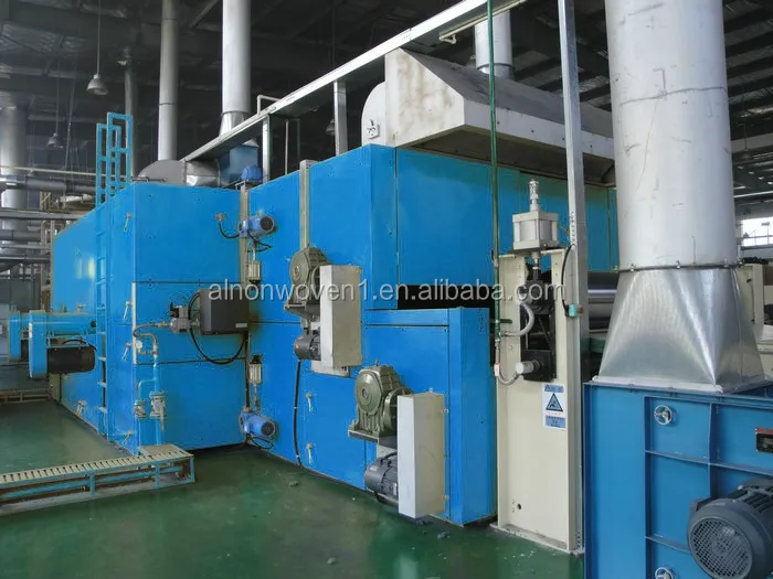 high out polyester fiber thermo bonded wadding machine