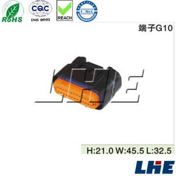 282990-3 Ecu Connector Yamaha Free Automotive Strip Light Connector 2 Pin 10mm Female Adapter Usb 20 Pin Female to Female Nylon