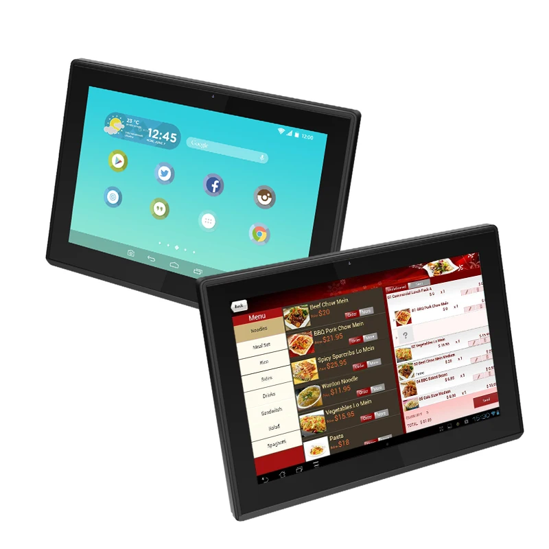 Desktop arm Android 7.1 OS industrial rugged tablet pc for facial recognition