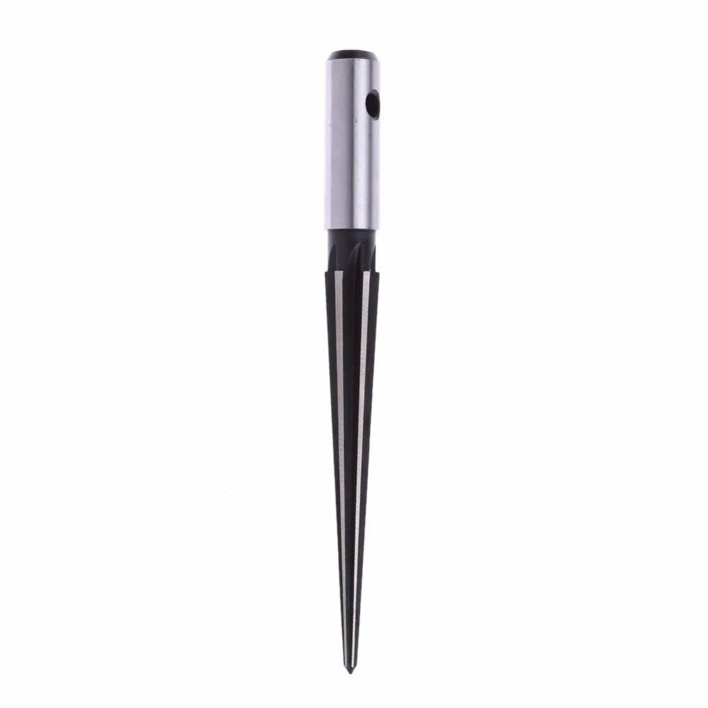 
3-13mm 6 Fluted Bridge Pin Hole Reamer Tapered Woodworker Cutting Tool Pin Hole Handheld Reamer T Handle Tapered Chamfer Reaming 