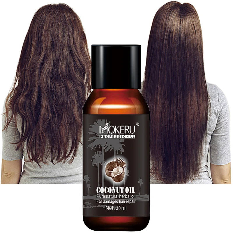 MOKERU 30ml Thailand pure coconut hair essential oil for personal hair care from manufacturer with best price
