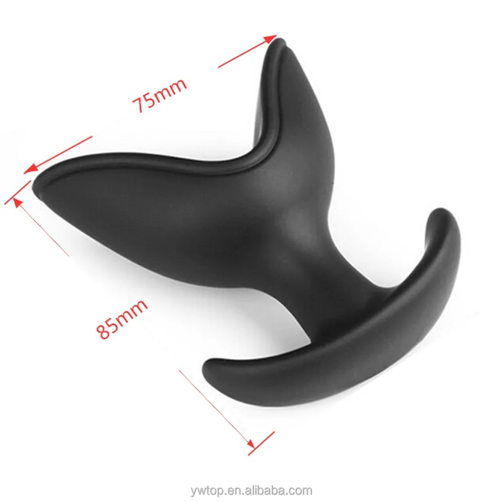 Soft Silicone V Shape Anal Plug Anal Sex Toy Opening Butt Plug Anal Speculum Prostate Massage