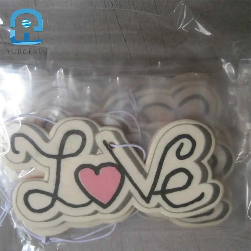 Долговечный высококачественный бумажный картонный освежитель воздуха ароматный подвесной автомобильный для