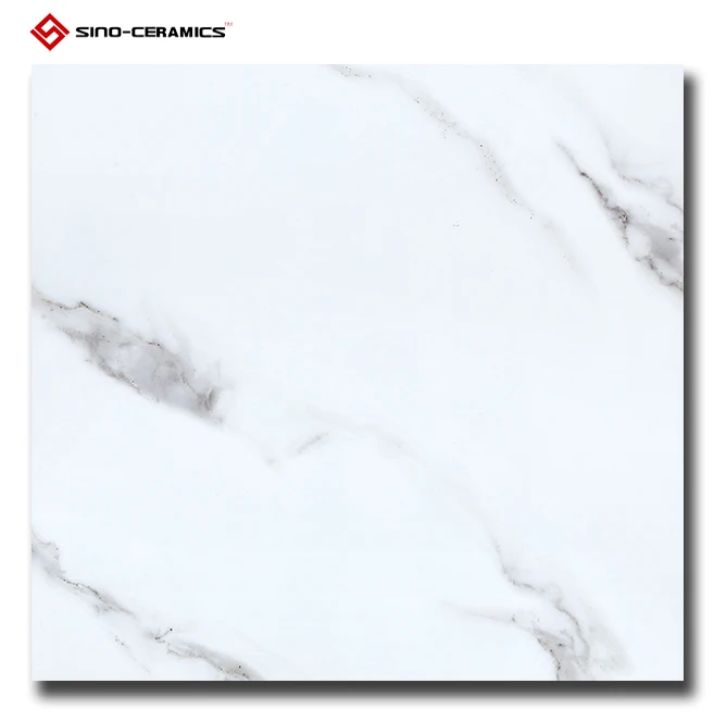 ceramic Foshan factory new super ceramic 600X600mm inkjet white marble tile