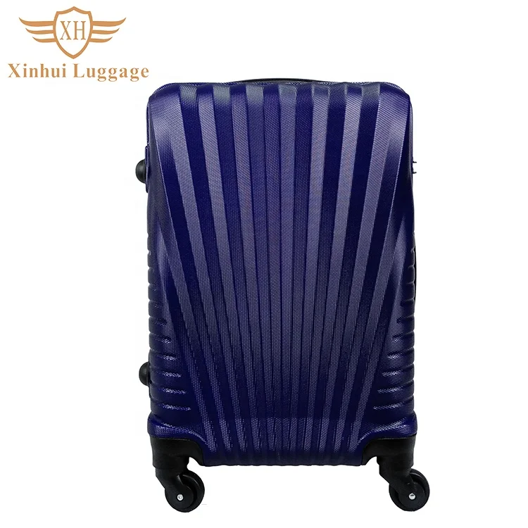 Chinese cheap factory price 3 pcs travel trolley suitcase abs frame luggage set