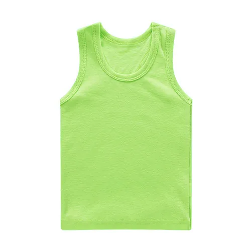 
Make Your Design Custom Tank Top for Girls Boys,100% Cotton Child Vest Custom Printing 