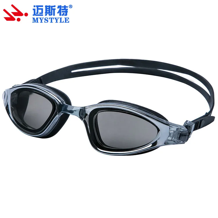 Silicone material wide view sports goggles