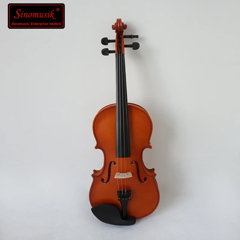 Sinomusik brand musical instrument plywood 4/4 tiny 44 violin violino for beginner