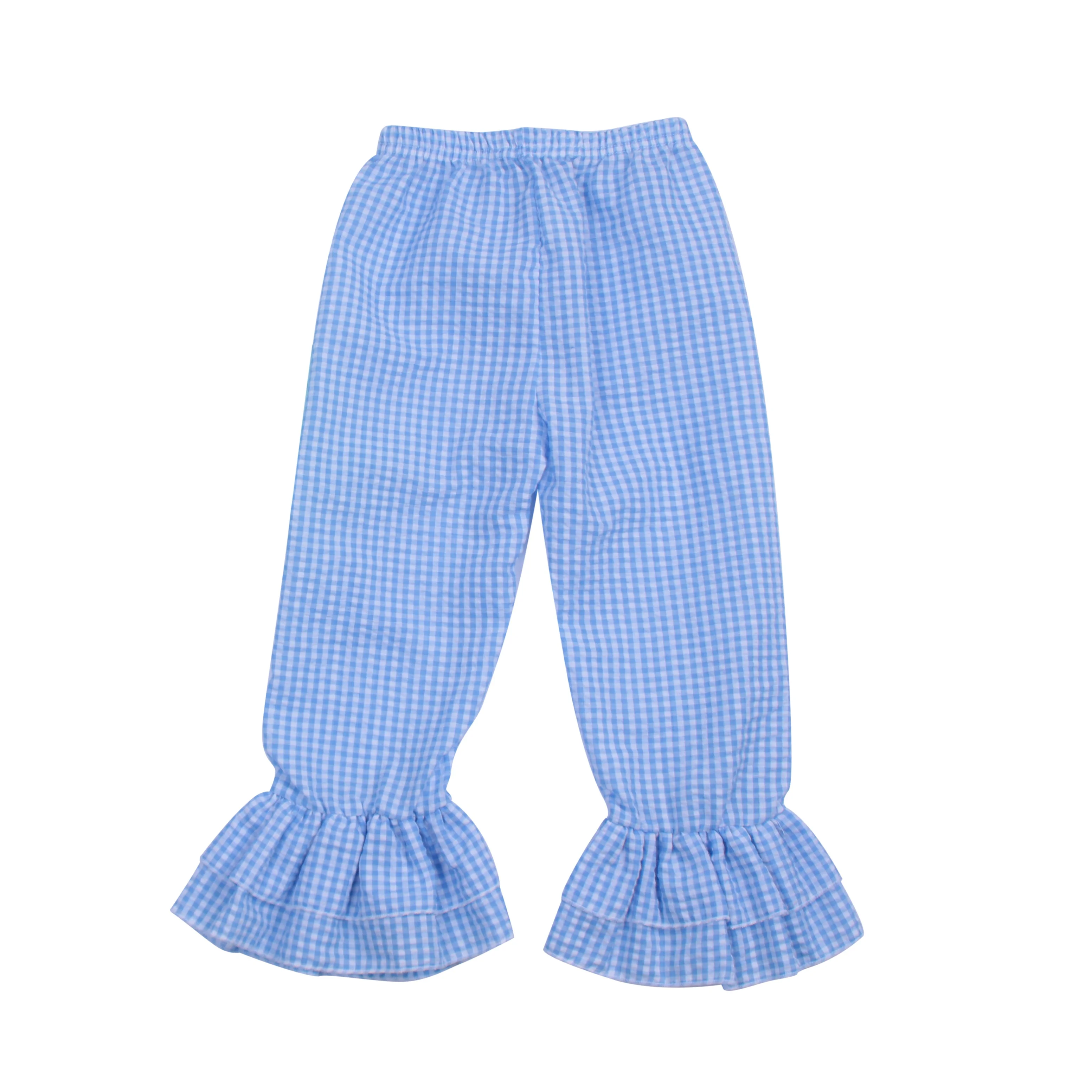 
wholesale embroidery rabbit eeg print Baby Girl Clothing Outfits Easter day Kids lace ruffle boutique clothing outfits 