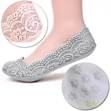 Fashion Women’s Cotton Lace Antiskid Invisible Liner Low Cut Socks 2K8G
