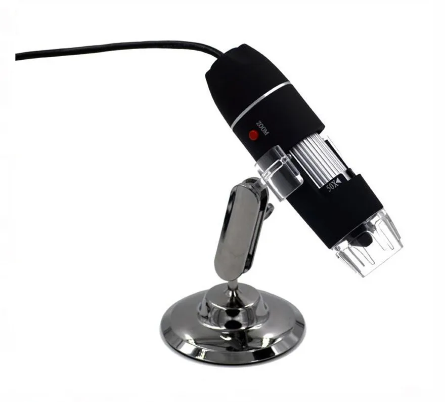Portable USB Digital microscope 200X 800X 1600X 500X 50 X ~ 500X In-built White Light 8 LED magnifier Endoscope Video Camera