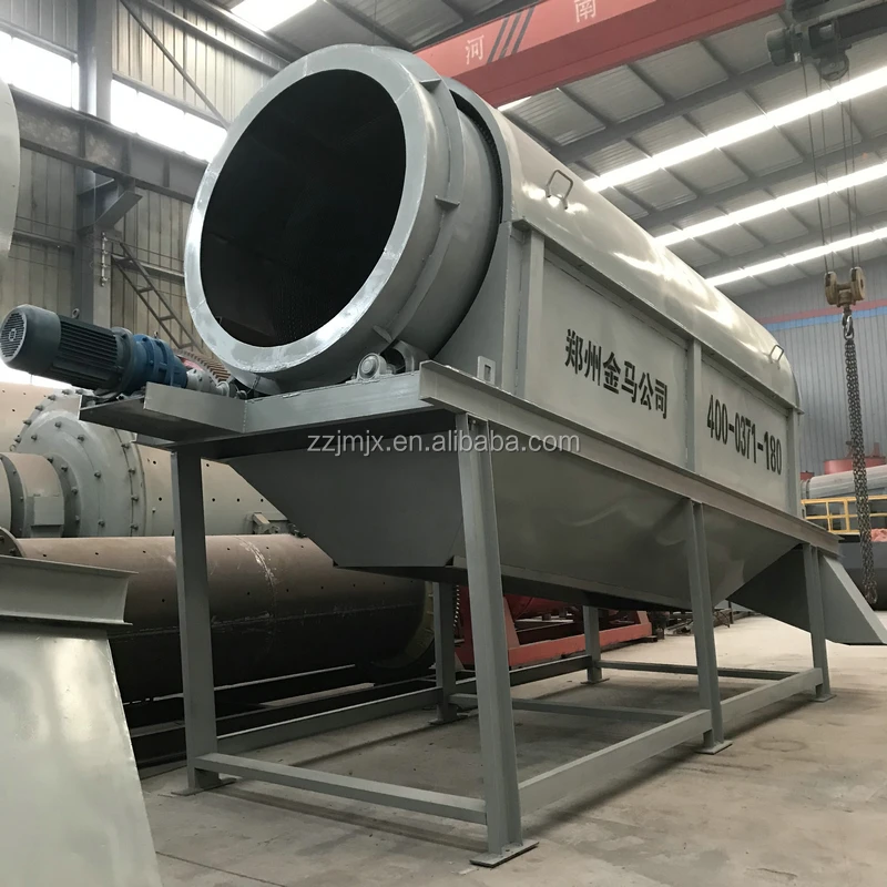 Industrial Compost Drum Sieve With Chute