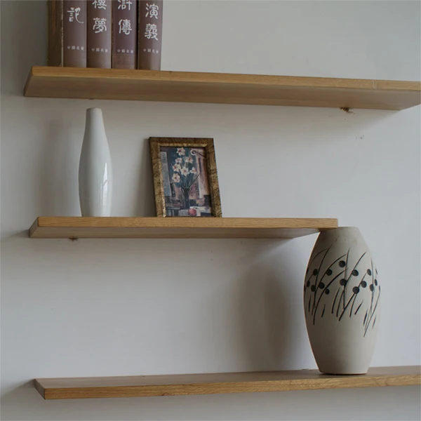 Home furniture Easy Wall Mount Wooden Decorative Floating Shelves