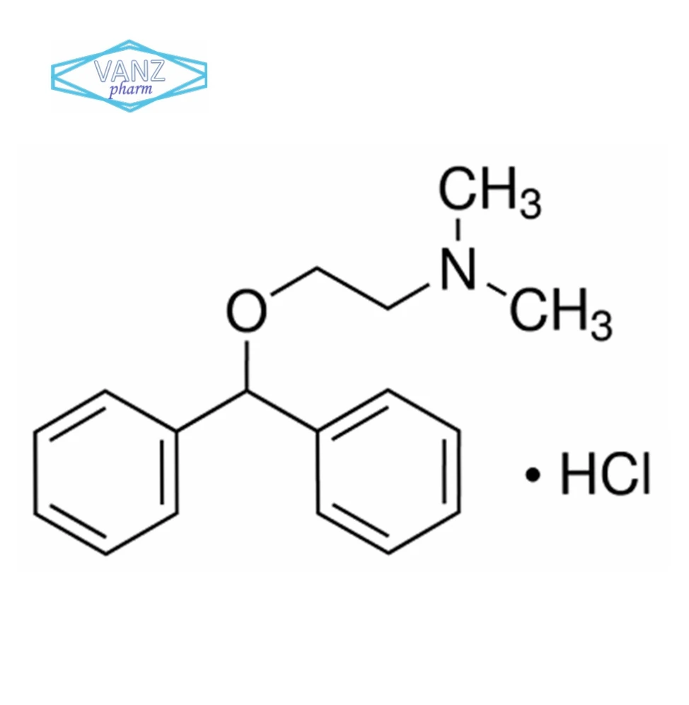 
purity 99% Diphenhydramine HCl Cas 147-24-0 Diphenhydramine hydrochloride 