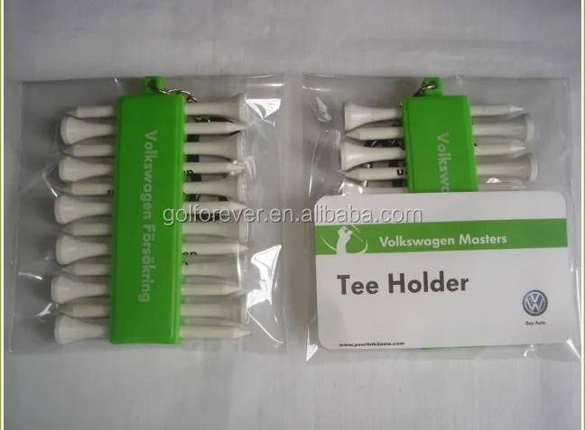 novelty golf tee holder with belt clip