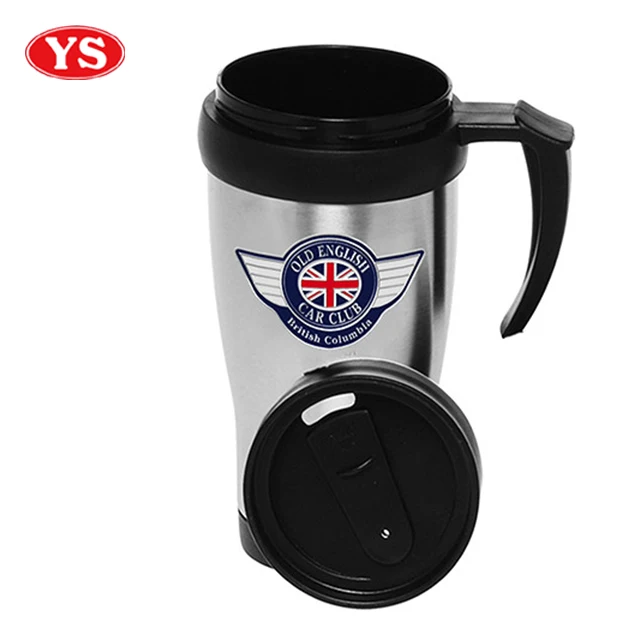 14oz eco friendly insulated auto travel tumbler with handle