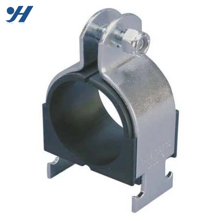 Building Material Best Price Steel Split Pipe Clamp With Rubber Cushion