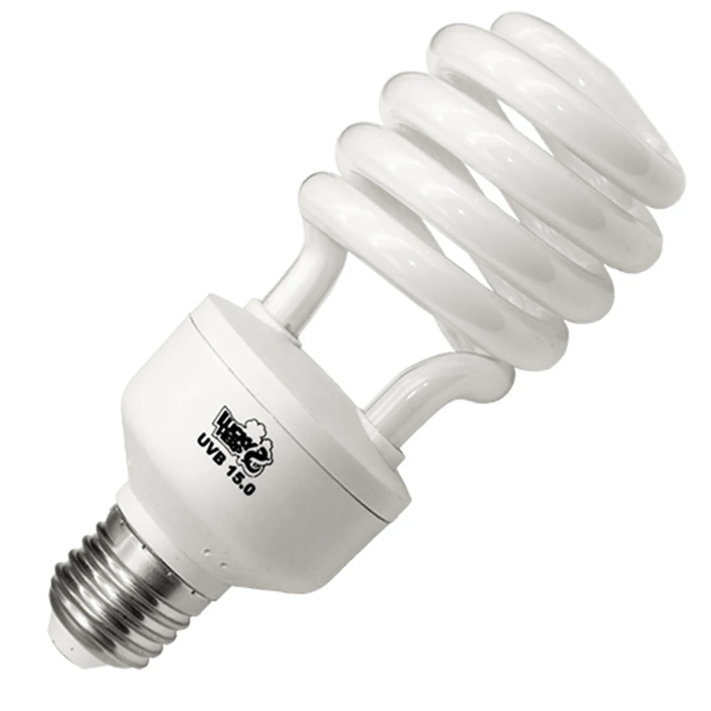 reptile products uvb 15.0 bulb compact fluorescent lamp 13w for bearded dragon