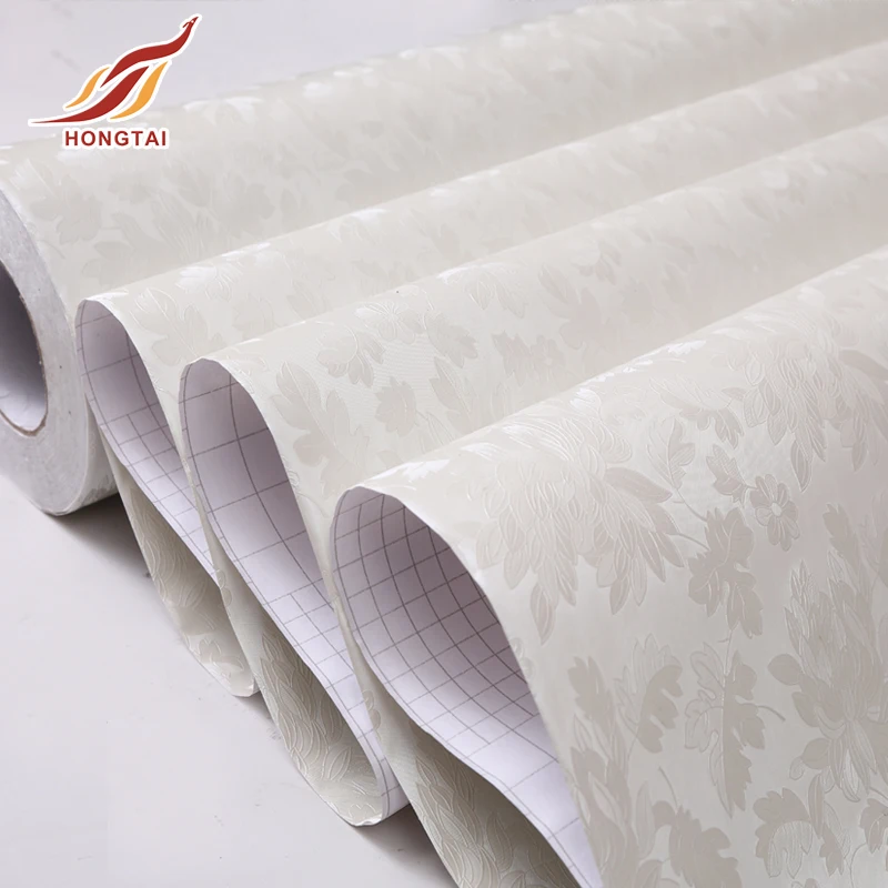 PVC self adhesive wall paper waterproof decorative wallpaper for household