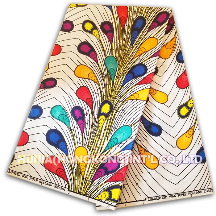 
Polyester wax print fabric 