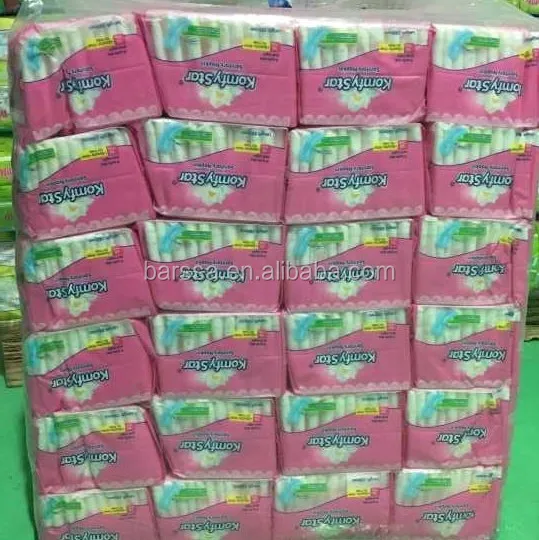 factory wholesale komfy star sanitary napkin super soft napkin lady pads paper