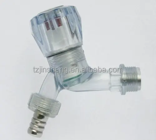 JS High Quality POLO BibCock With PVC Transparent Color For Long life Working/Basin Faucet/Water Tap
