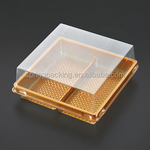 whole sale &custom style Plastic material cake tray &meat bakery pastry bread dessert tray boxes small middle large size
