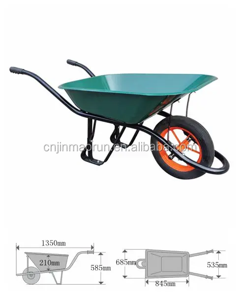Нигерийский строительный колесо barrow, бетонный багги
