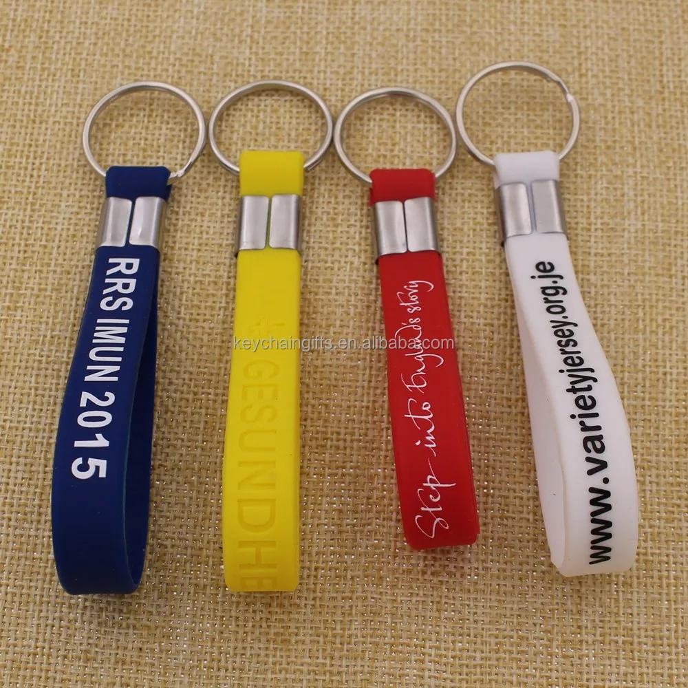 Key holder wristbands, silicone key chain, silicon keychain