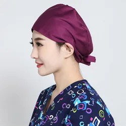 Scrub Hat Bouffant Scrub Cap One Size solid Color