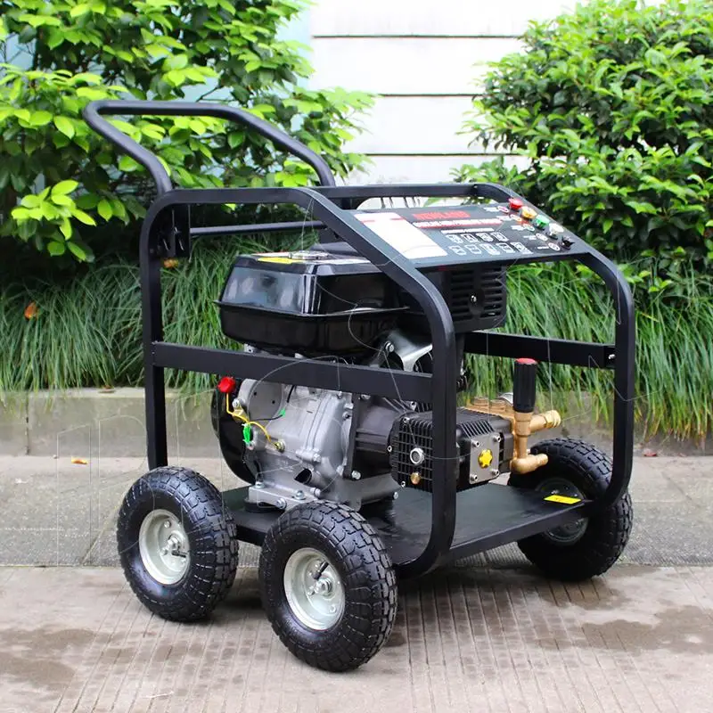 Bison(China) BS200B 2900 PSI Car Wash Equipment 200 Bar Mobile Petrol High Pressure Cleaner Water Jet