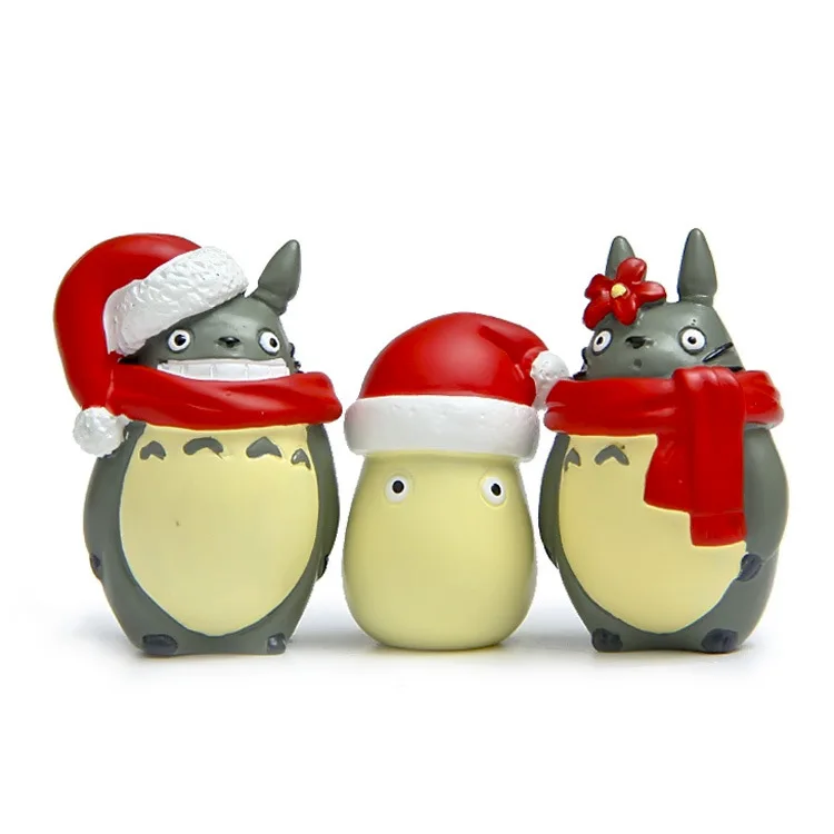 Mini Christmas Toy Gift Japan anime Resin Totoro Figure
