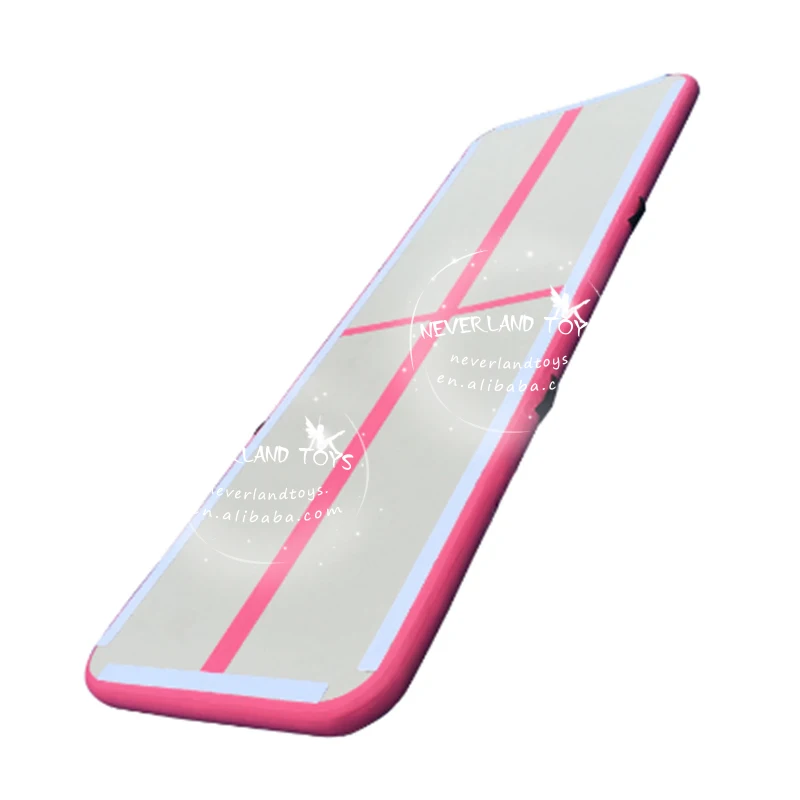 Block 40 Feet Cheap Used Gym Inflatable Mattress Sport Air Tumble Track Roller Gymnastics Mat for dancing sale outside