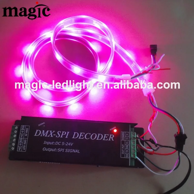 SK6812 RGB 5V 12V 24V WS2812B WS2811 DMX200 DMX SPI