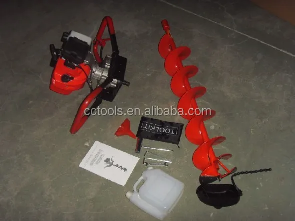 105cc/71cc 52cc 43cc /CE/GS Top seeling earth auger / post hole digger /auger to rque earth drill