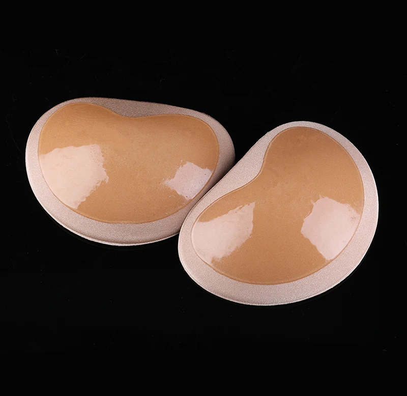 Invisible Heart Bikini Bra Pad For Swimsuit Nipple Enhancer Reusable Silicone Push Up Bra Insert