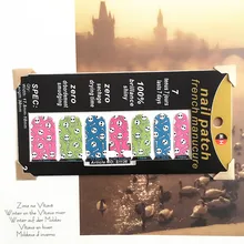 Colorful Skull Nail Arts Sticker 14 pcs set Waterproof Nail Decal Art Sticker Gel Polish Manicure