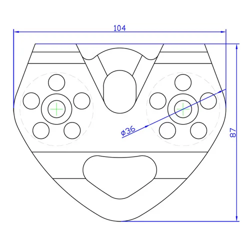 Outdoor Aluminum Safety Climbing Wire Rope Pulley